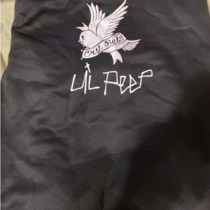 Women’s gently worn black Lil Peep merch hoodie